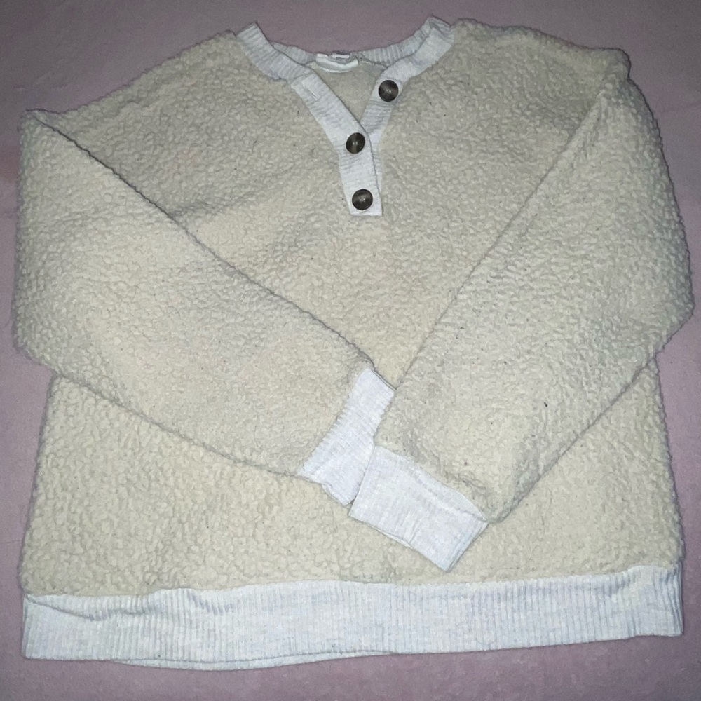 White Shirt Sweater